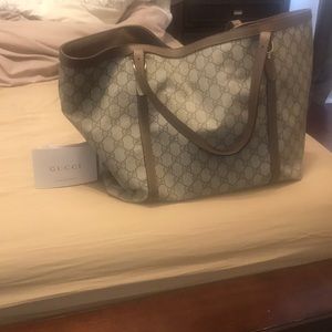 Gucci GG canvas tote beige/brown